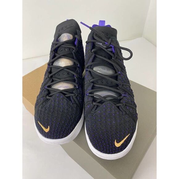 NIB Nike LeBron 18 Lakers Basketball Shoes Sneakers Black Purple Men\'s Size 10.5 main image 11